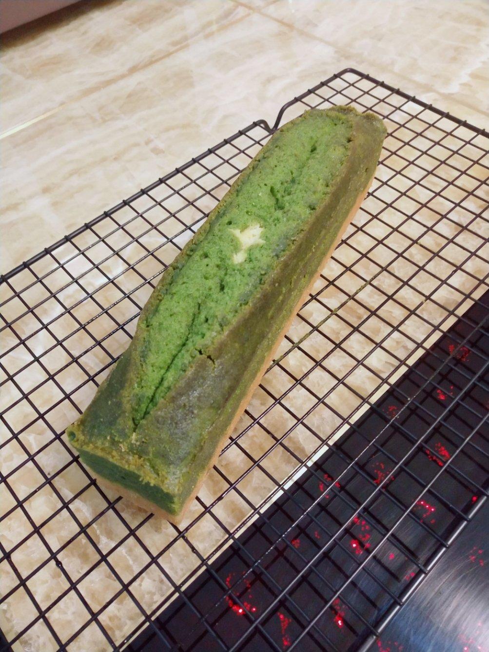 香草&抹茶双拼磅蛋糕（白菜磅）