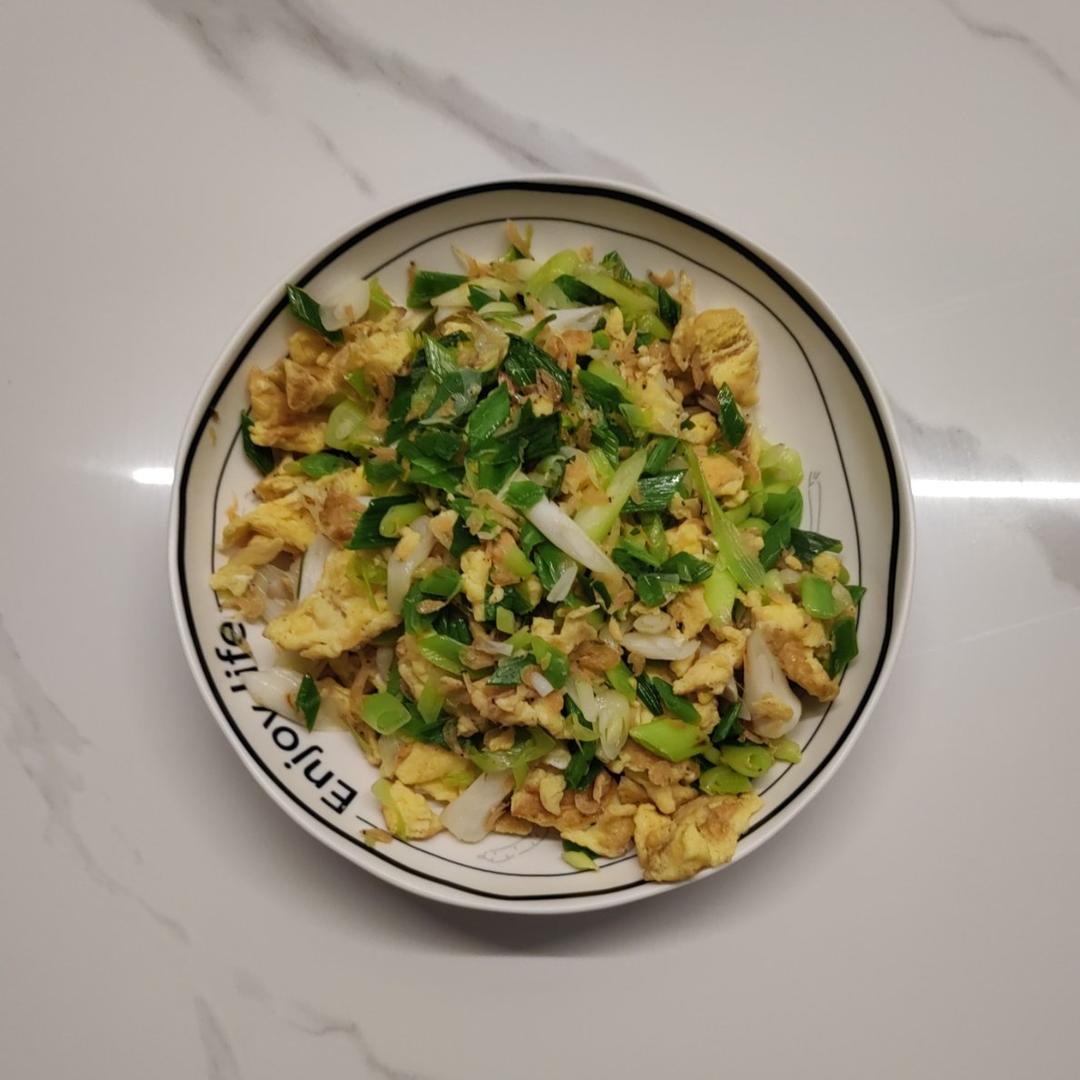 鸡蛋炒青蒜