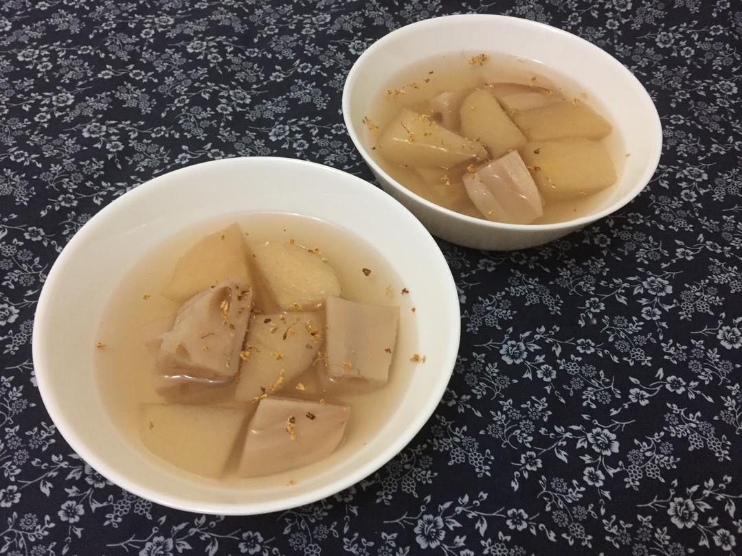 【古人食】冰糖梨藕羹|滋阴润肺·清热止咳