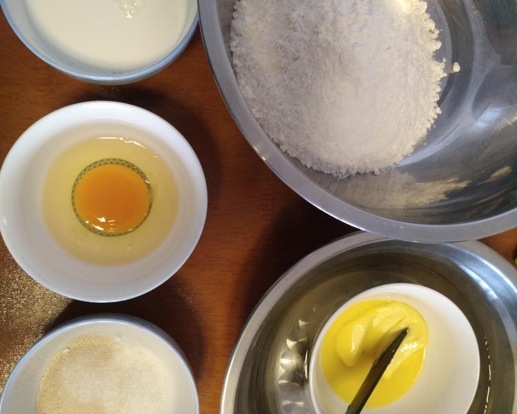 纯奶手撕吐司的做法 步骤1