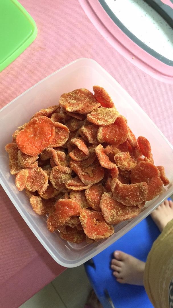 zhaodc做的补肝明目的小零食一胡萝卜糖