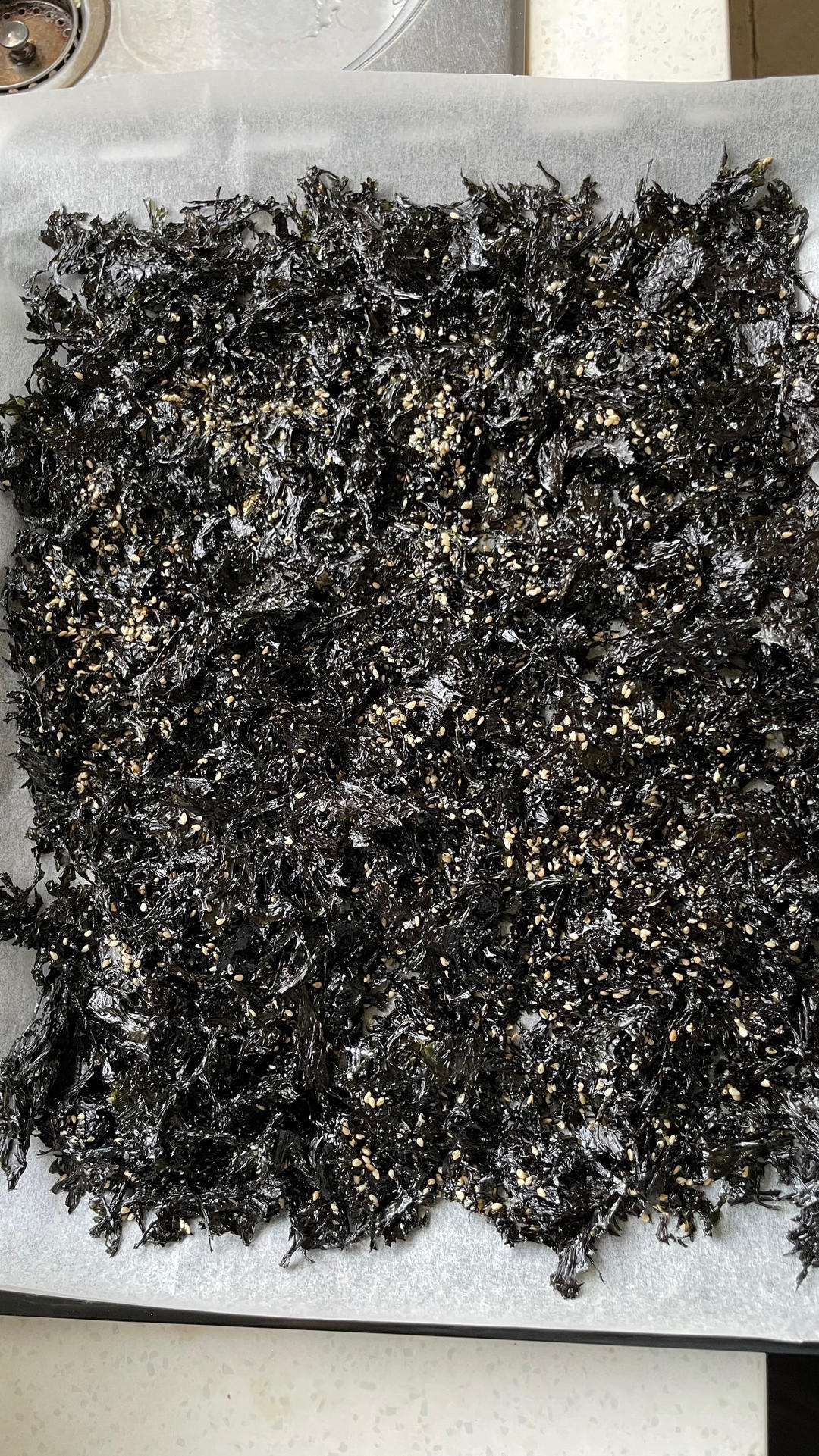 空气炸锅版脆紫菜（附烤箱版）