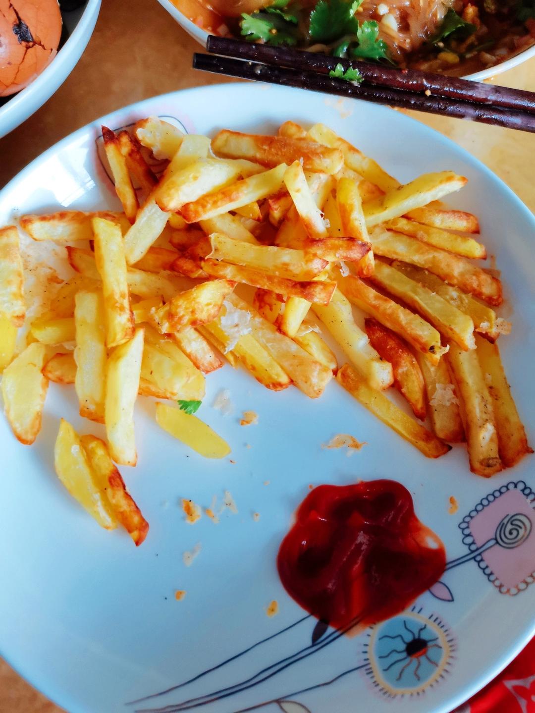 空气炸锅薯条（不冷冻，不水煮，不过夜，全网最简单）