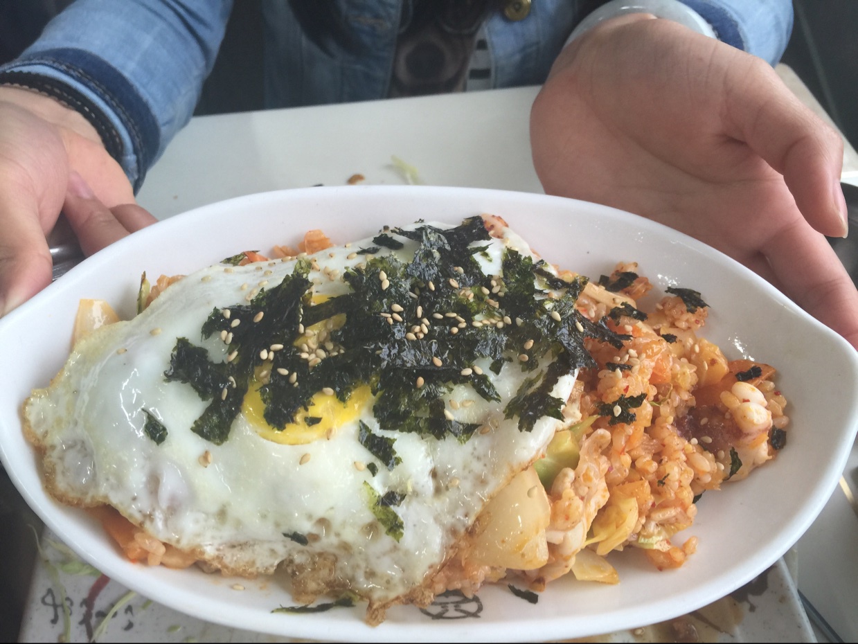 旅行中的美味。