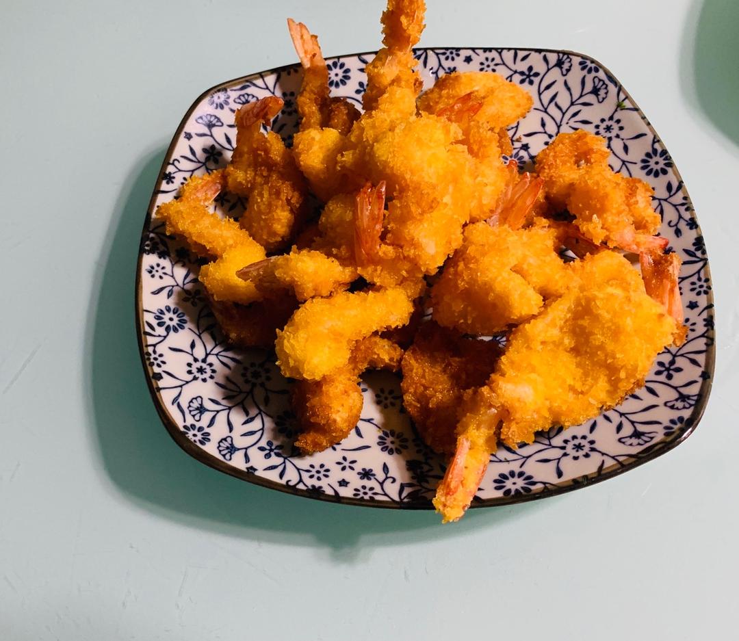 面包糠炸虾