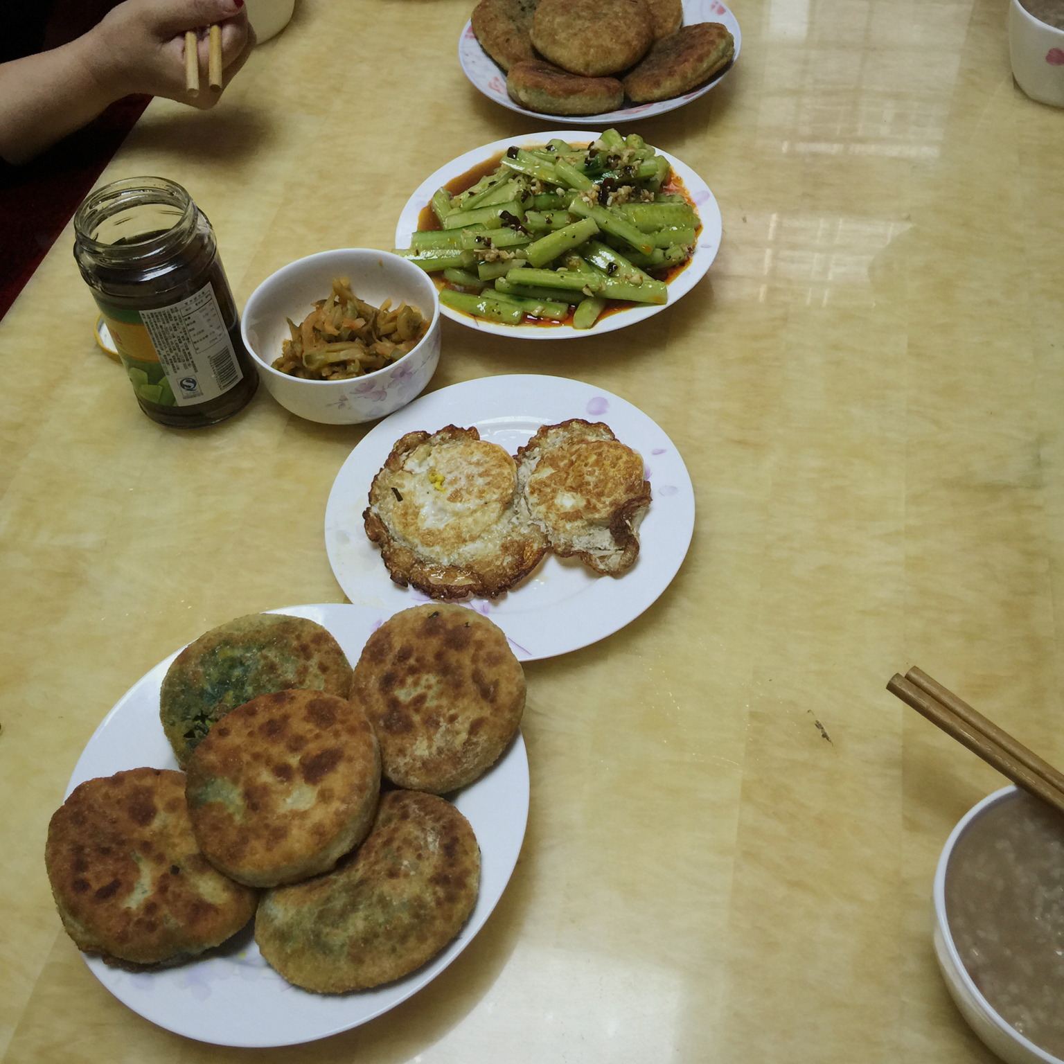薄皮韭菜饼