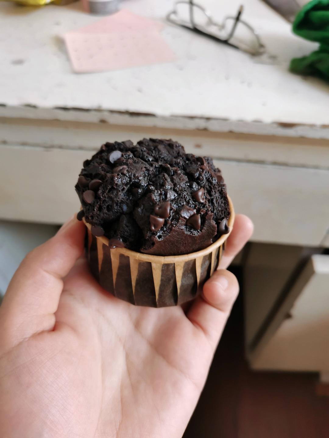 在家做巧克力蘑菇头麦芬蛋糕🍫