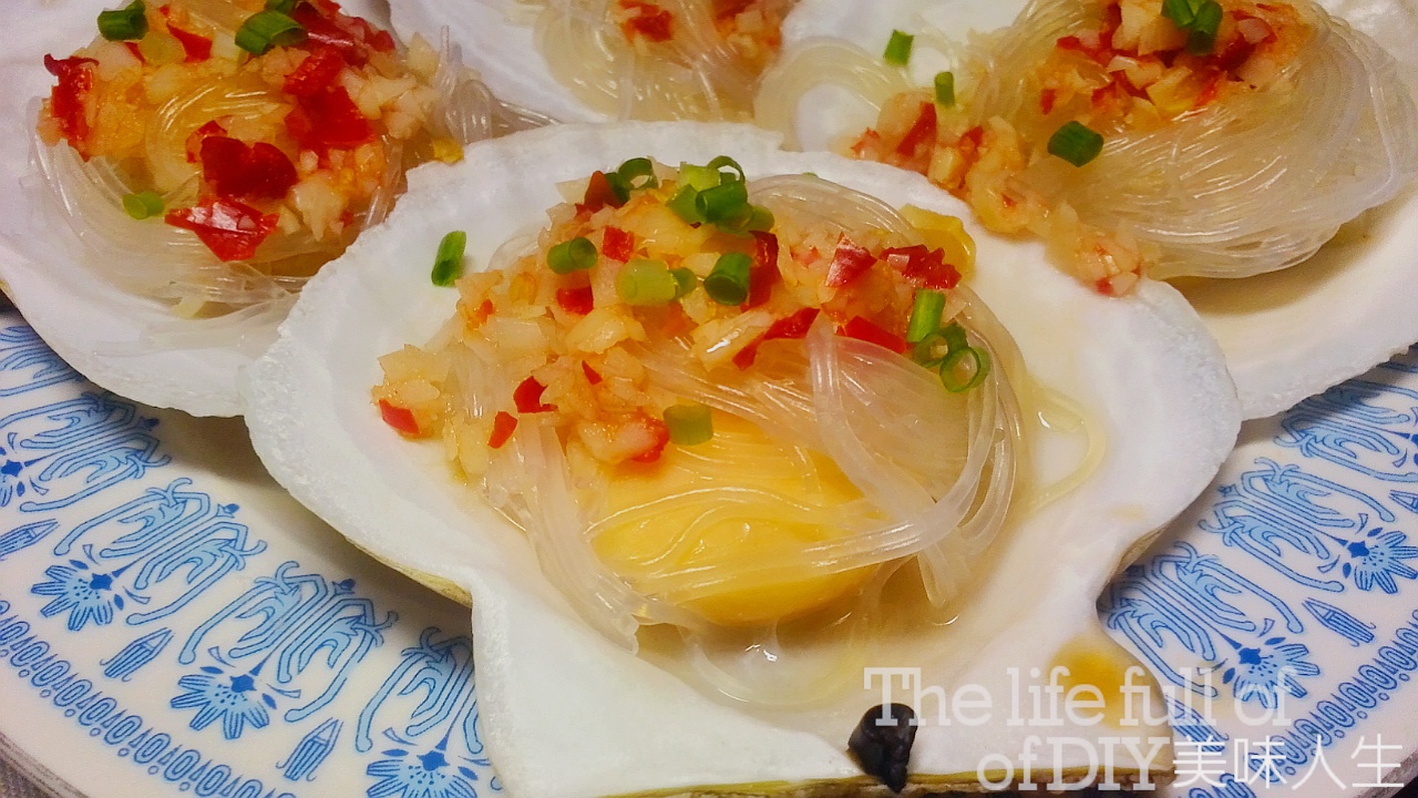 粉丝蒸扇贝
