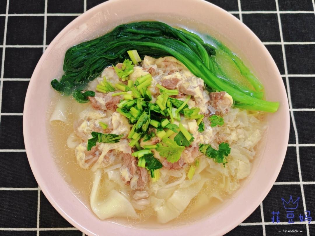 超简单的羊肉烩面