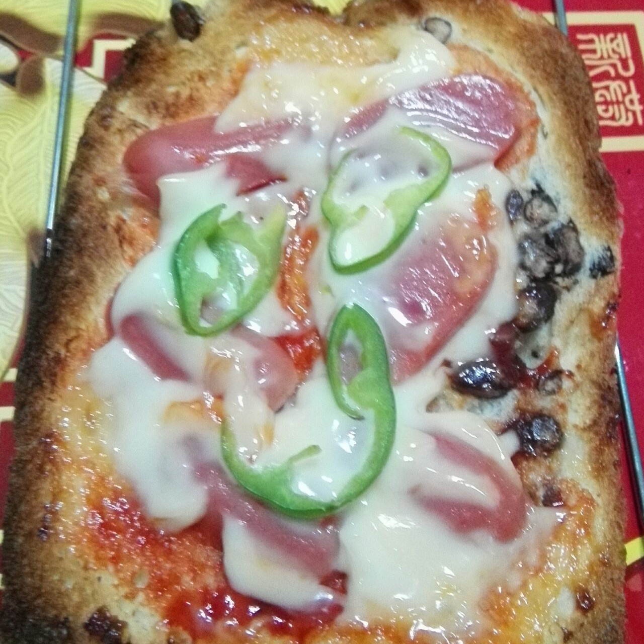 火腿土司披萨