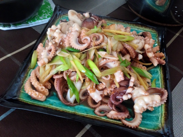 葱烧八带