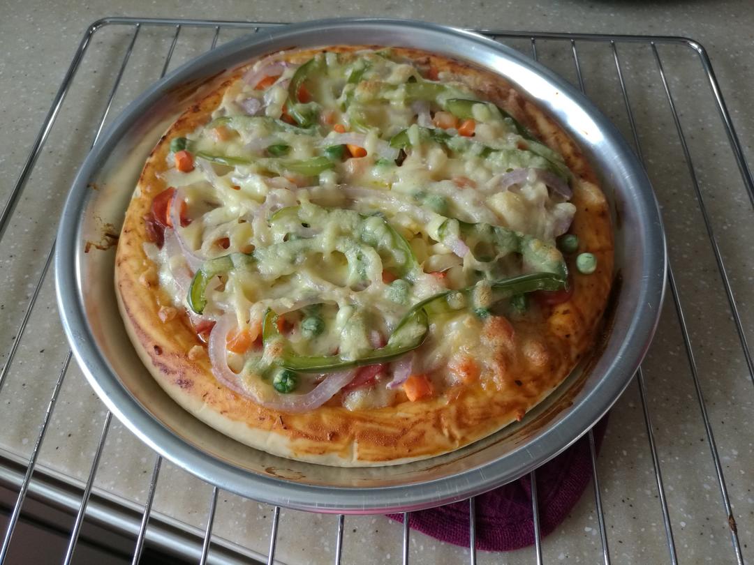 6寸培根火腿披萨