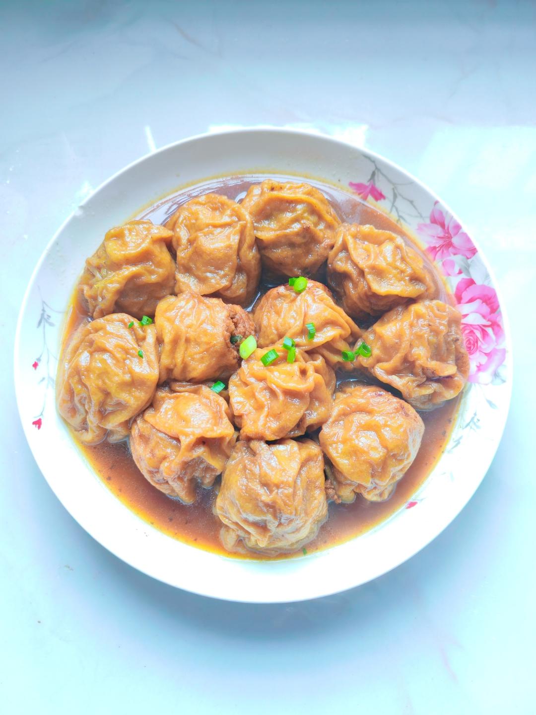 【上海本帮菜】油面筋塞肉（汤汁超下饭）