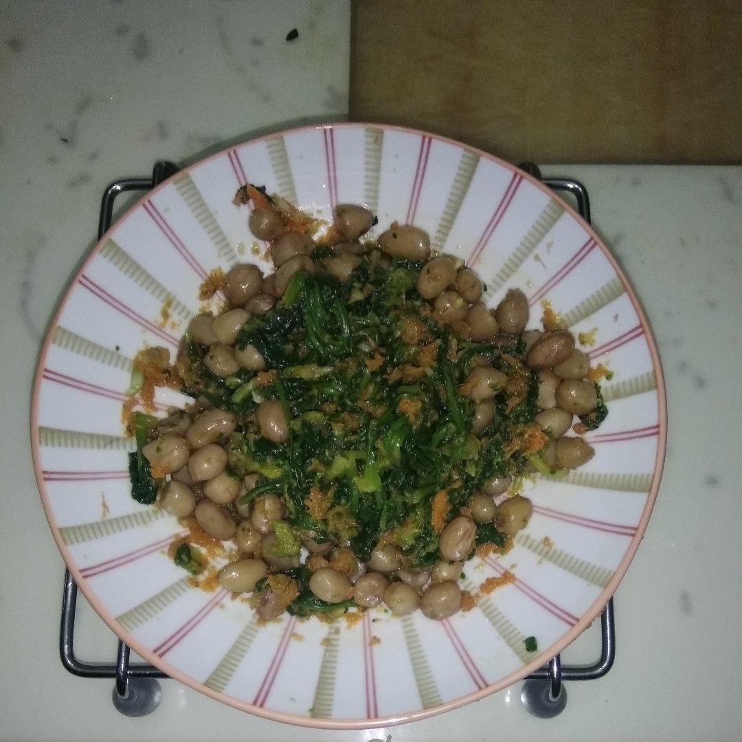 陈醋菠菜花生米