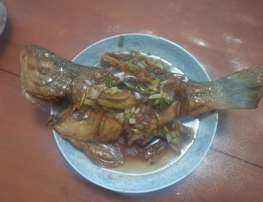 红烧鲈鱼