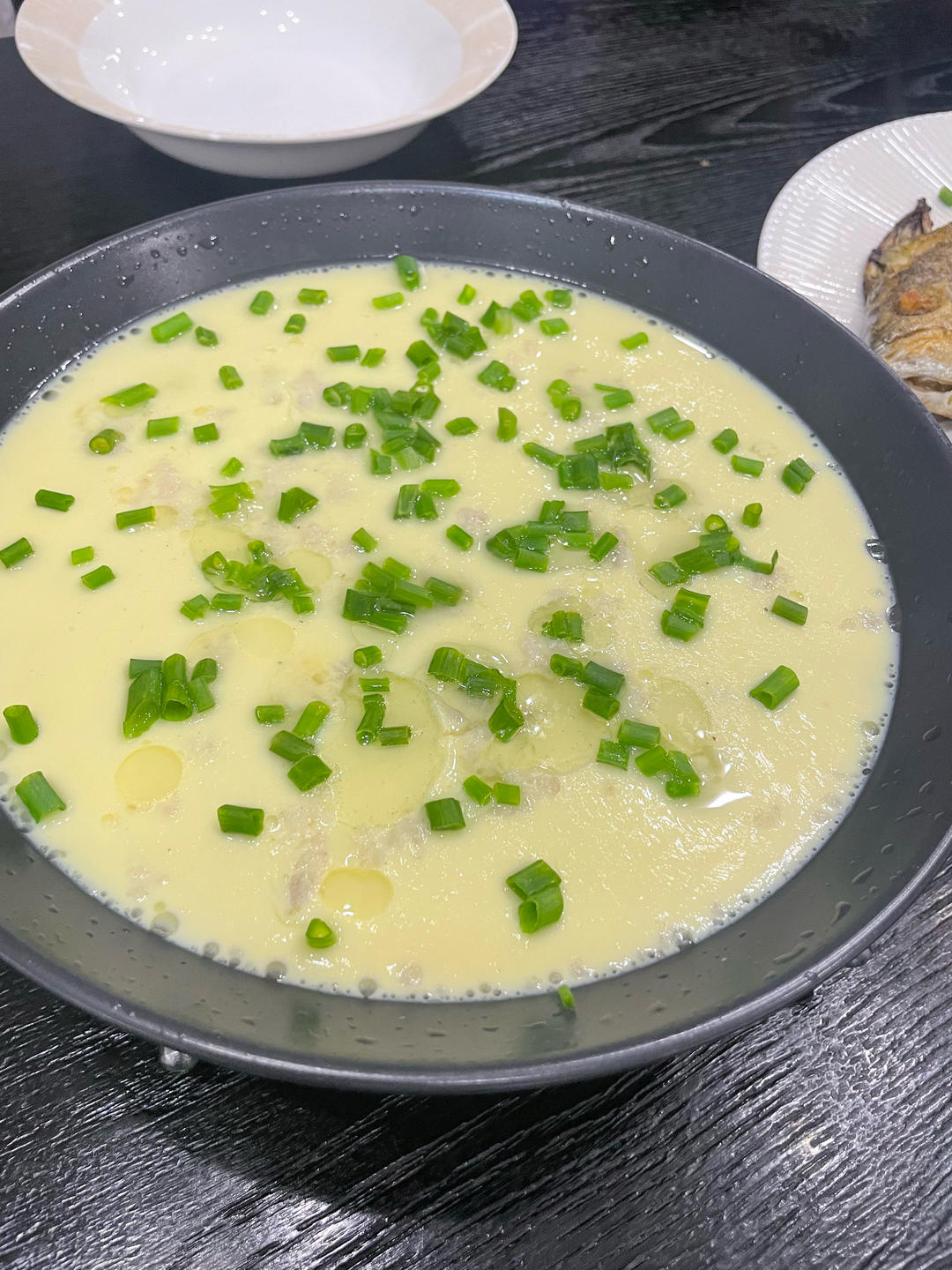 瑶柱肉碎蒸水蛋
