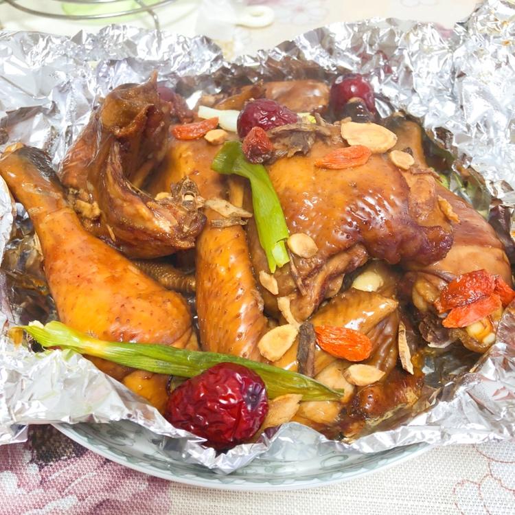 药膳蒸鸡