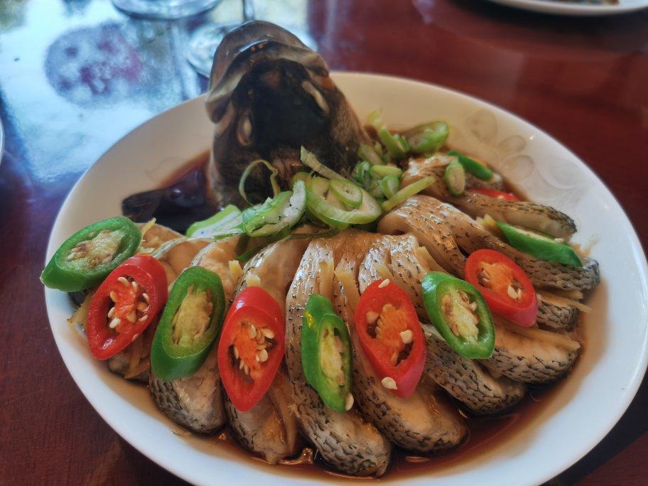 年夜饭系列之孔雀开屏清蒸鲈鱼