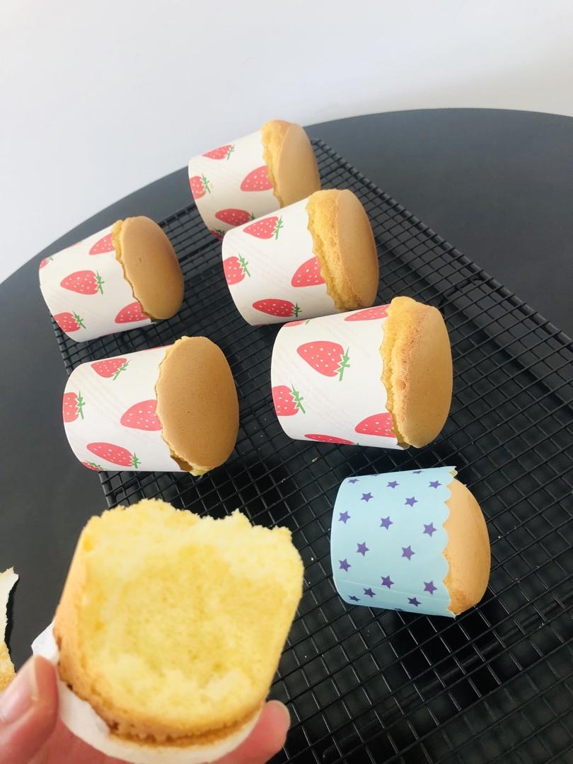 纸杯蛋糕 8寸戚风蛋糕的量