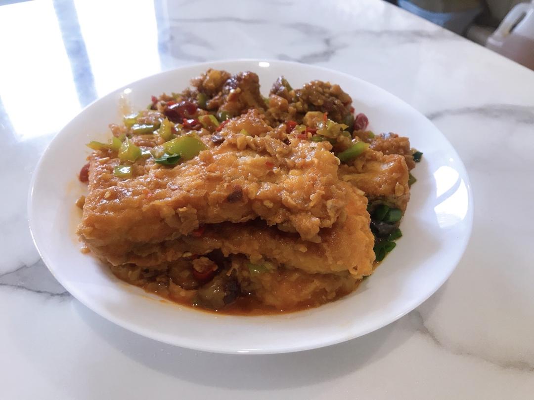 红烧鱼块(阳干草鱼块)