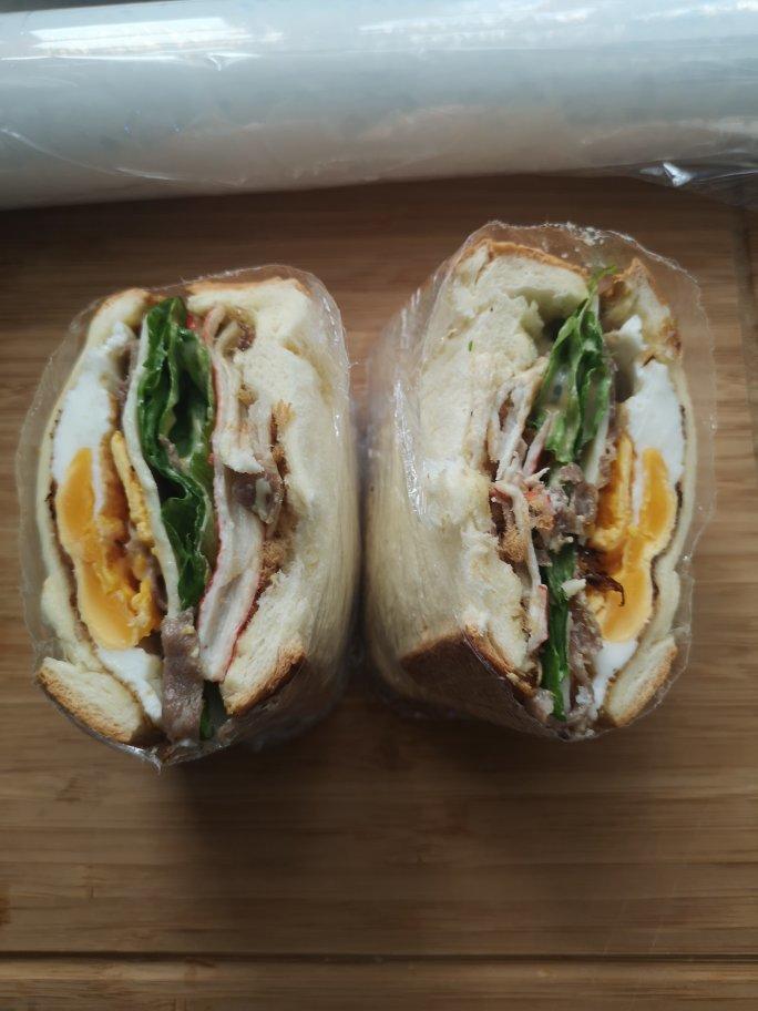 随意任性发挥的早餐三明治