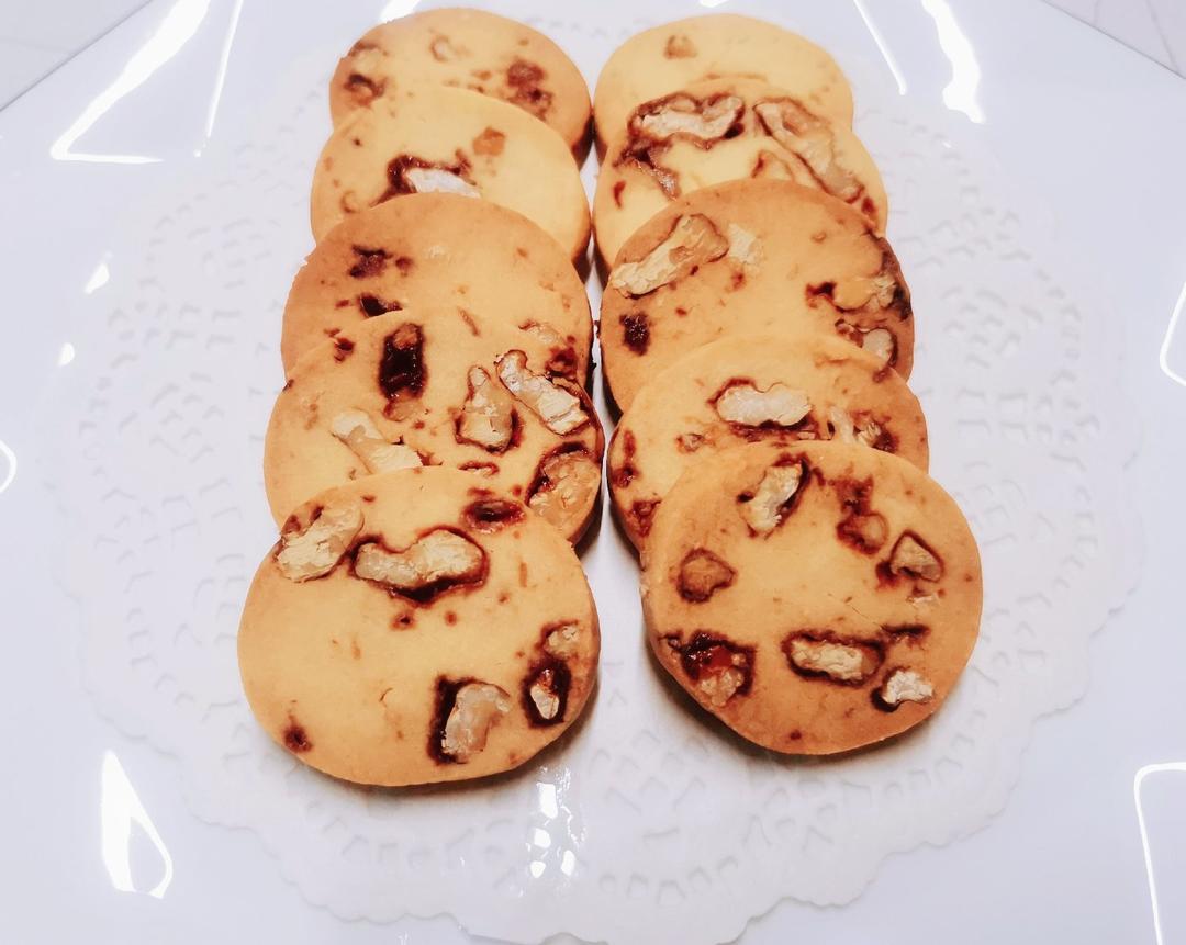 超满足的下午茶饼干❗️海盐焦糖核桃曲奇