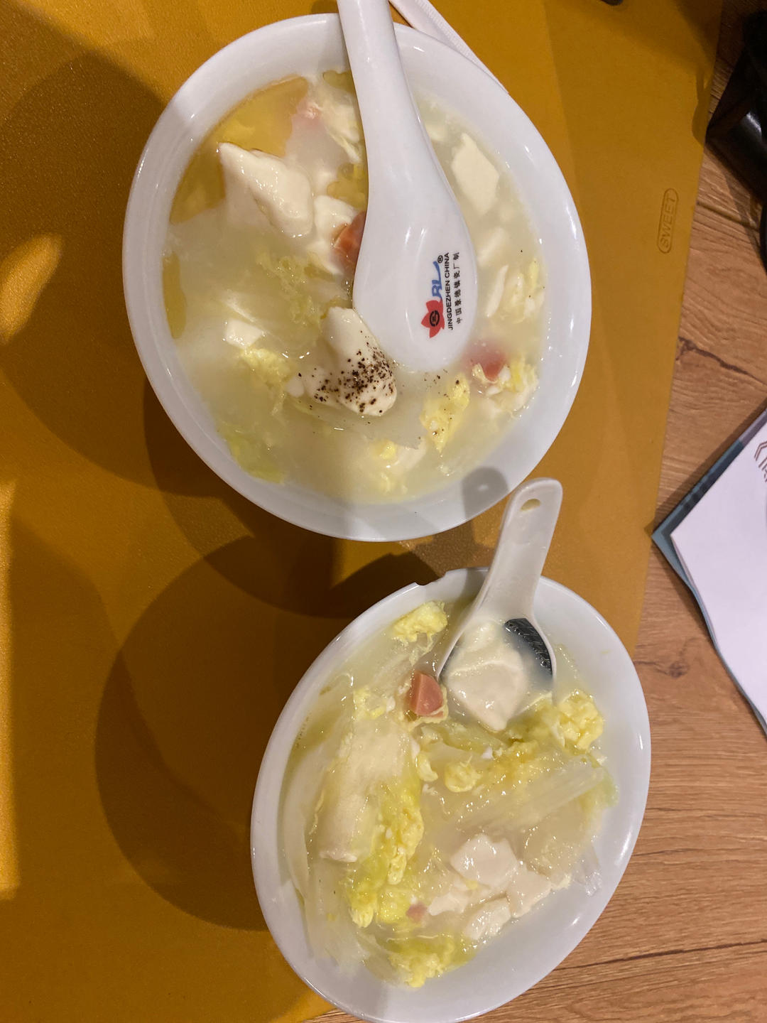 减脂餐｜鸡蛋火腿豆腐羹，清淡爽口‼️
