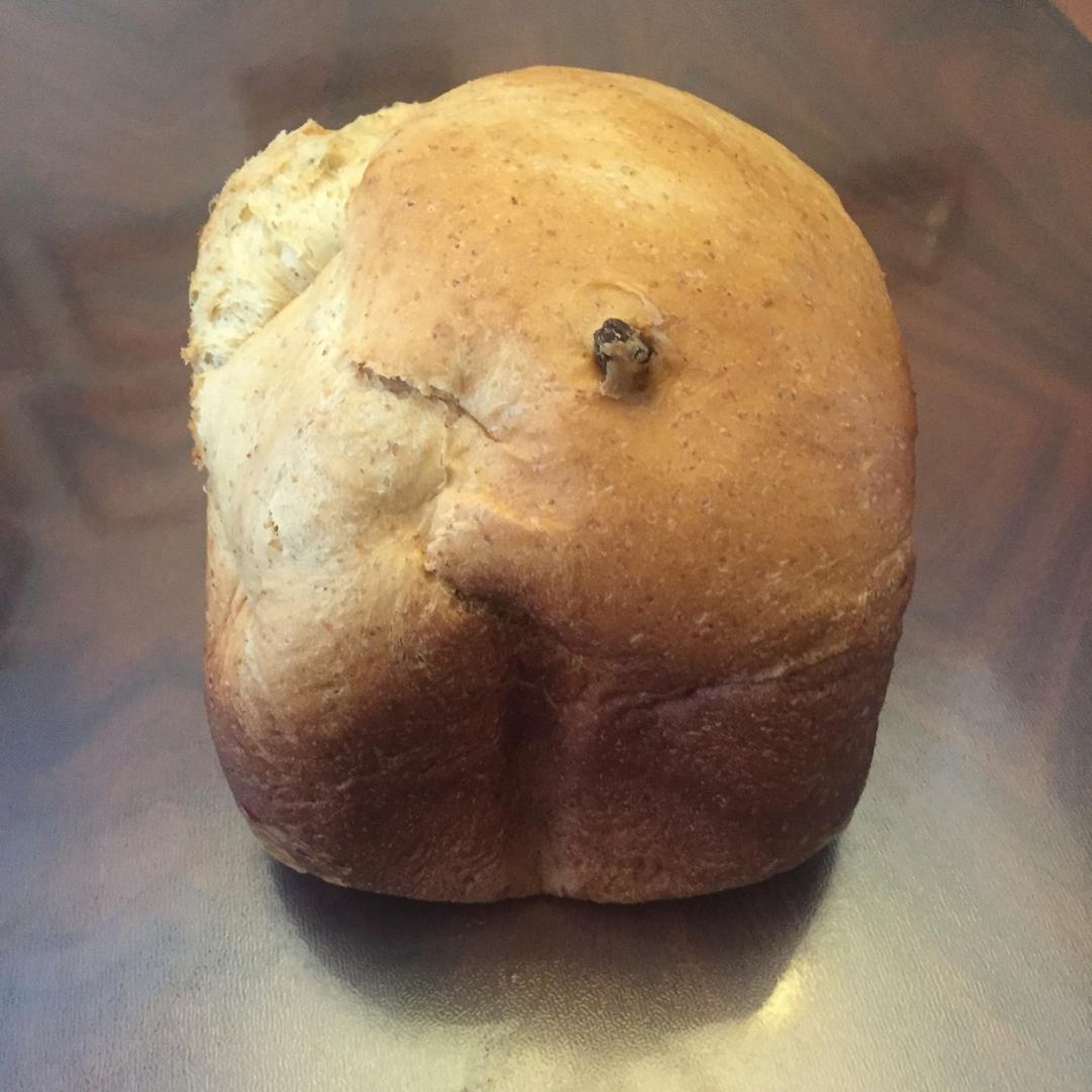 超级好吃的原味面包（面包机版）