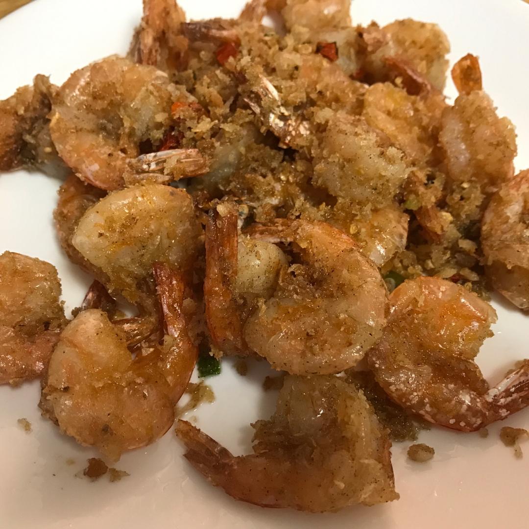 蒜蓉椒盐虾