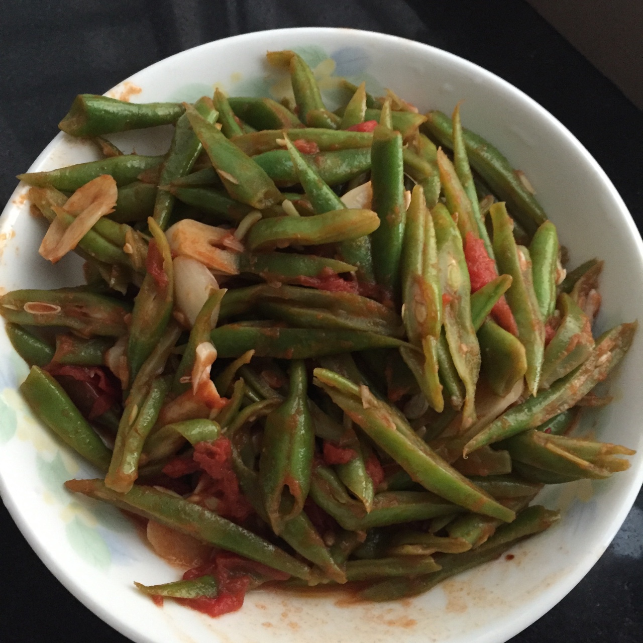 西红柿炒豆角