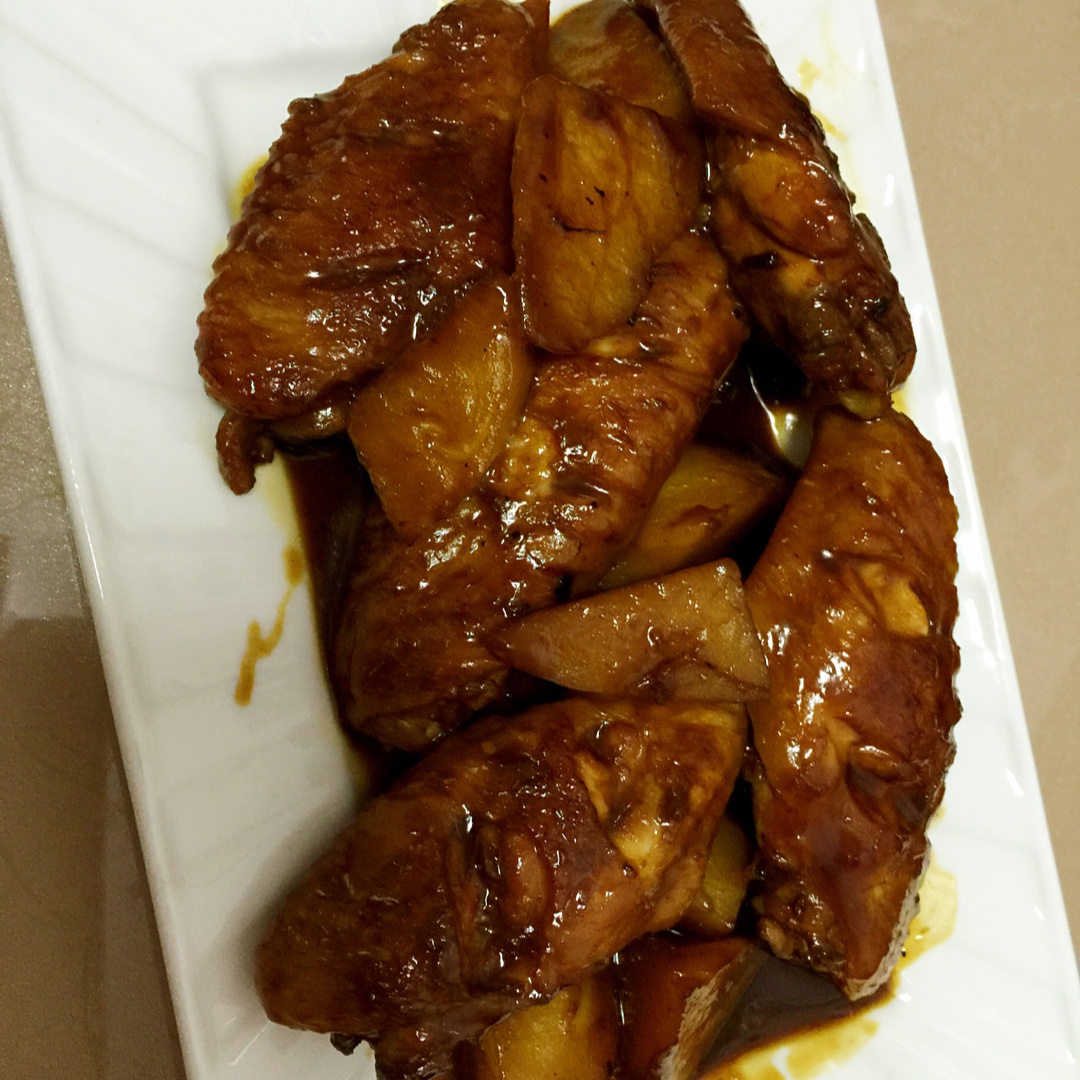 土豆炖鸡翅（快手零失败）