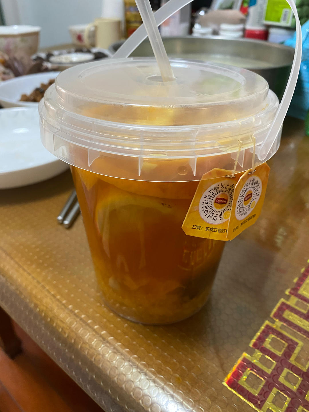 给孩子做的冰柠檬红茶