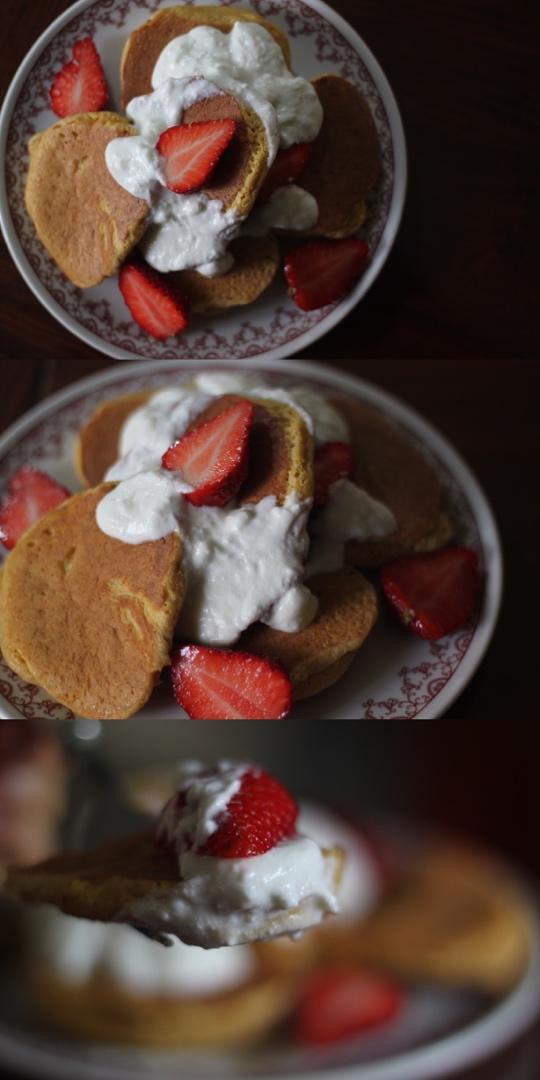 原味无油日式舒芙蕾厚松饼