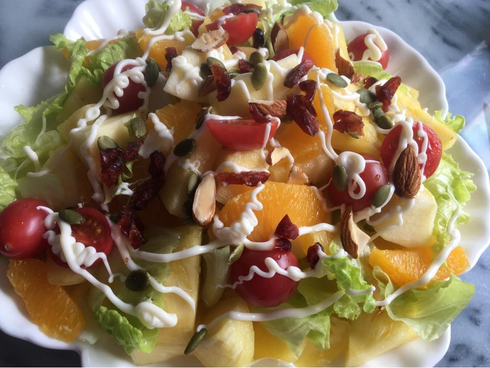 低脂餐—水果蔬菜沙拉