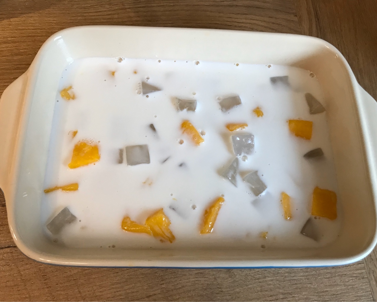 芒果🥭椰奶🥥布丁的做法