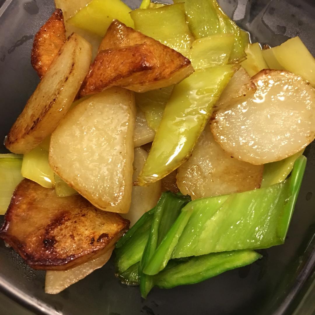 青椒土豆，素菜也可以香香的