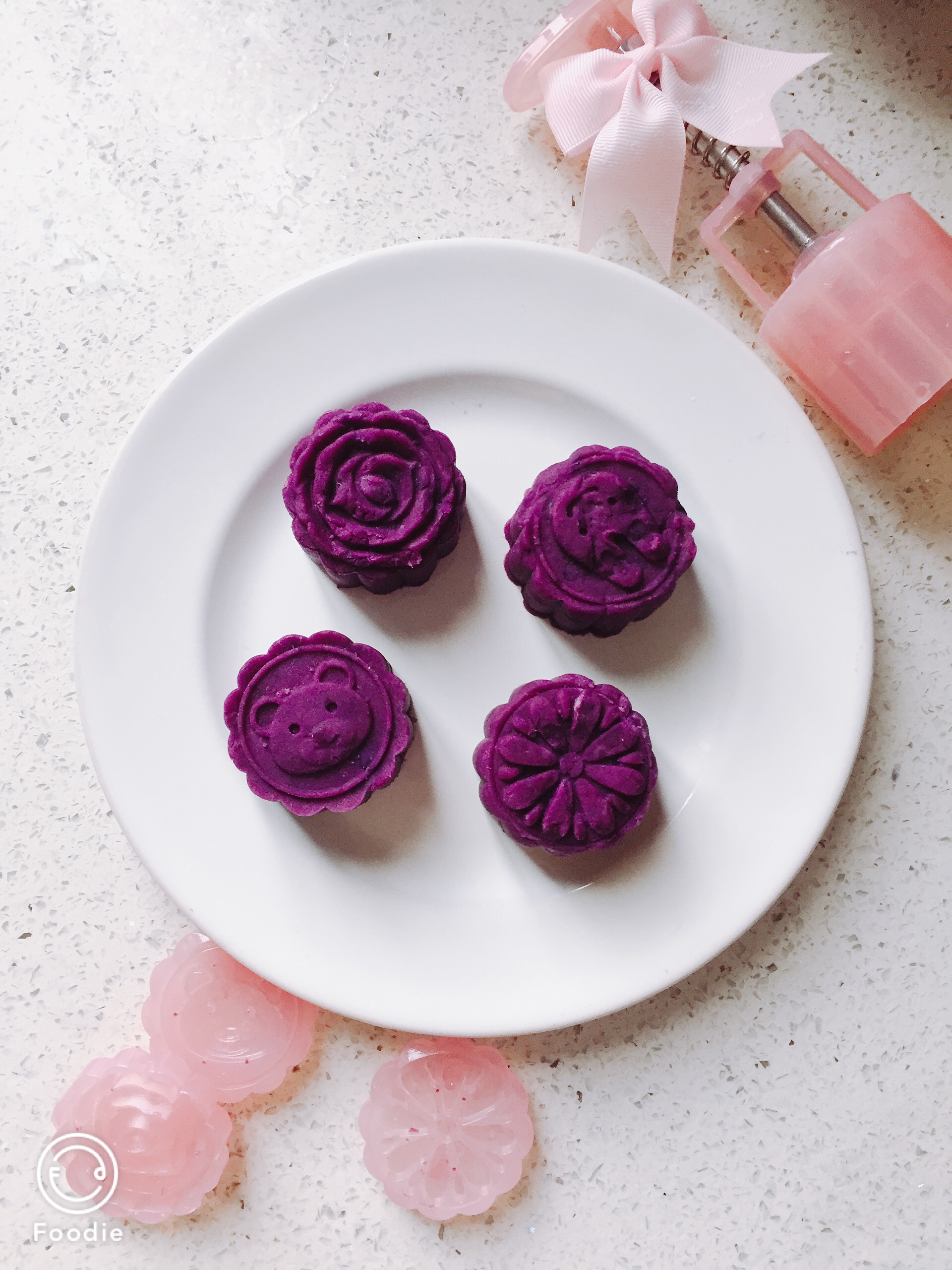 无糖紫薯糕（减肥食谱）的做法