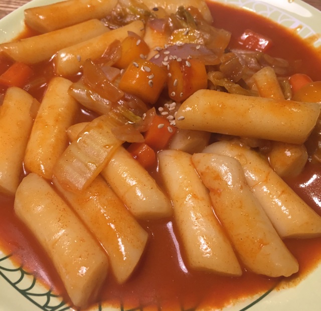 韩式辣炒年糕（or网红芝士套路之芝心年糕）