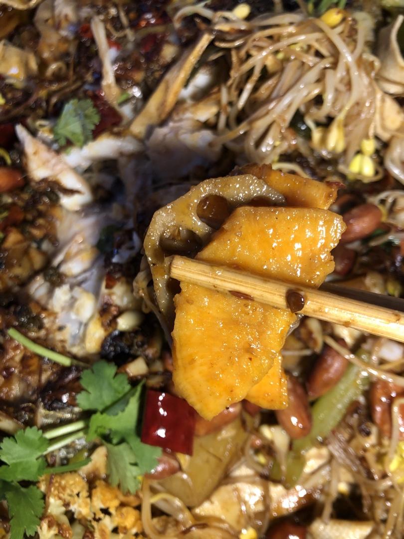 蒜香味的麻辣诸葛烤鱼