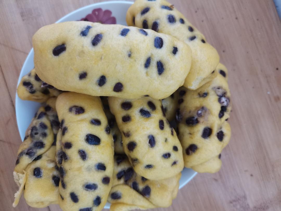 美味南瓜红豆卷，好看又好吃