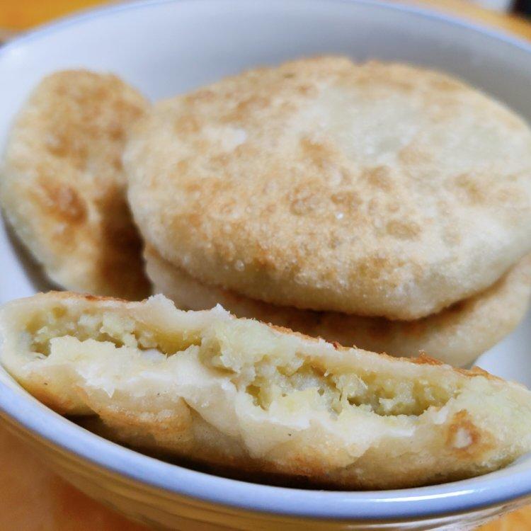 不用和面的奶香红薯饼🍠