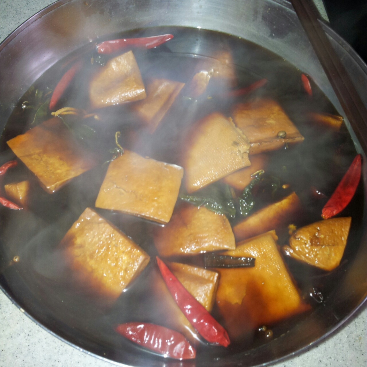 影黛viviandi做的自制麻辣卤豆干