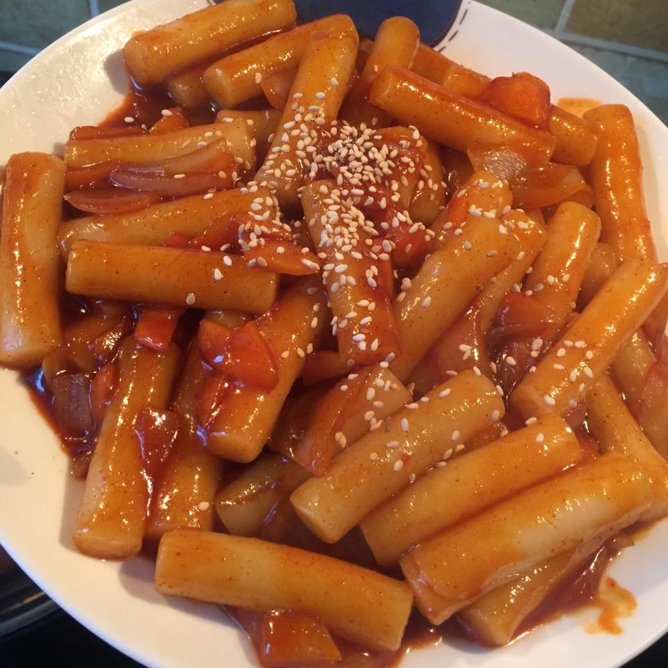 韩式辣炒年糕（or网红芝士套路之芝心年糕）