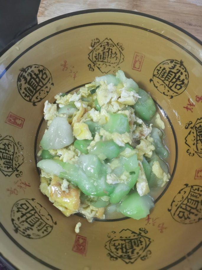 丝瓜炒蛋
