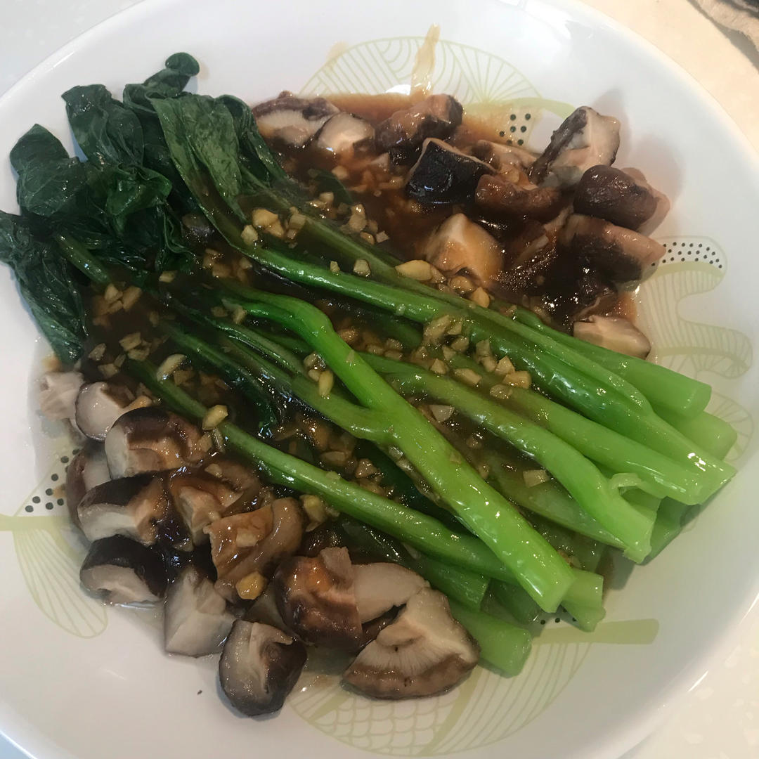 🔥比肉好吃的蒜蓉蚝油菜心！好吃不胖系列