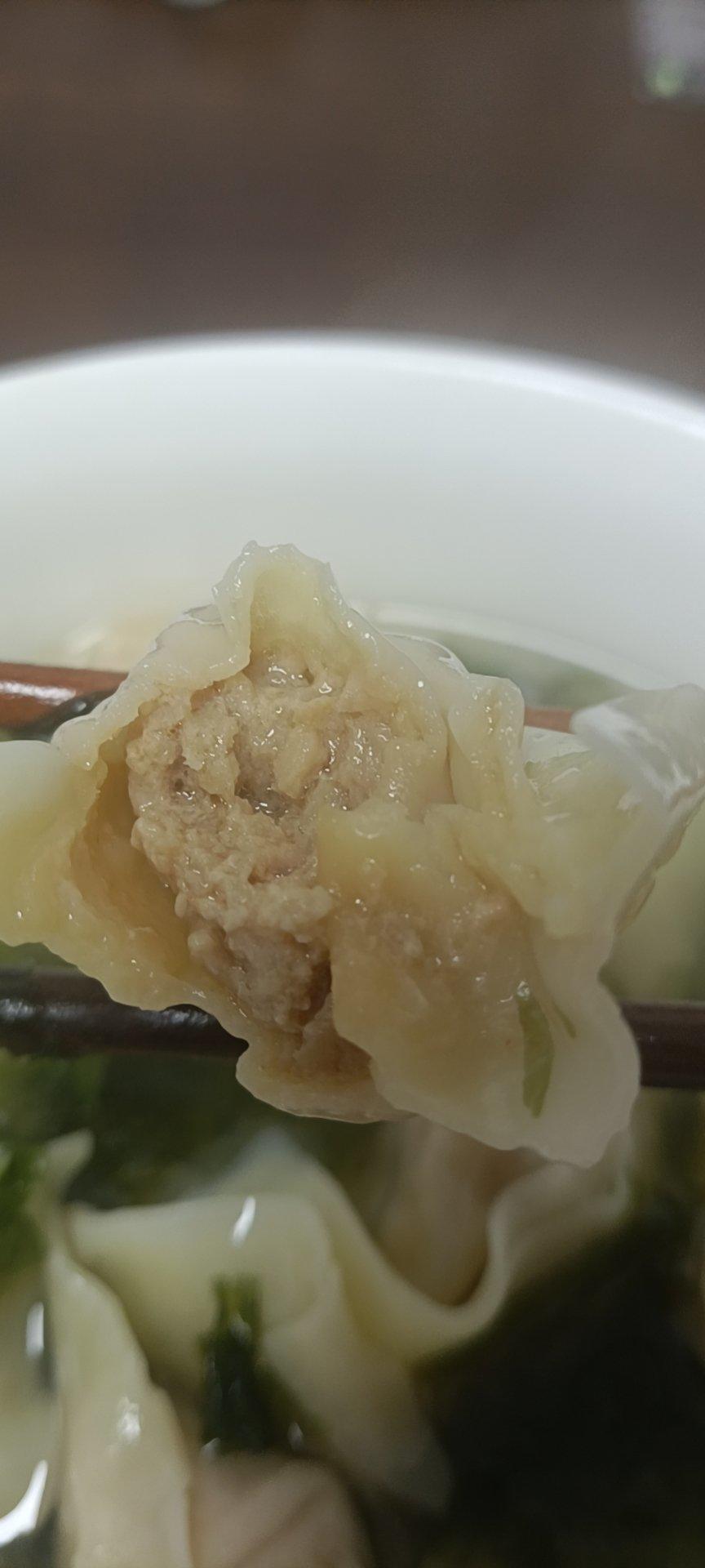 肉不柴的馄饨馅
