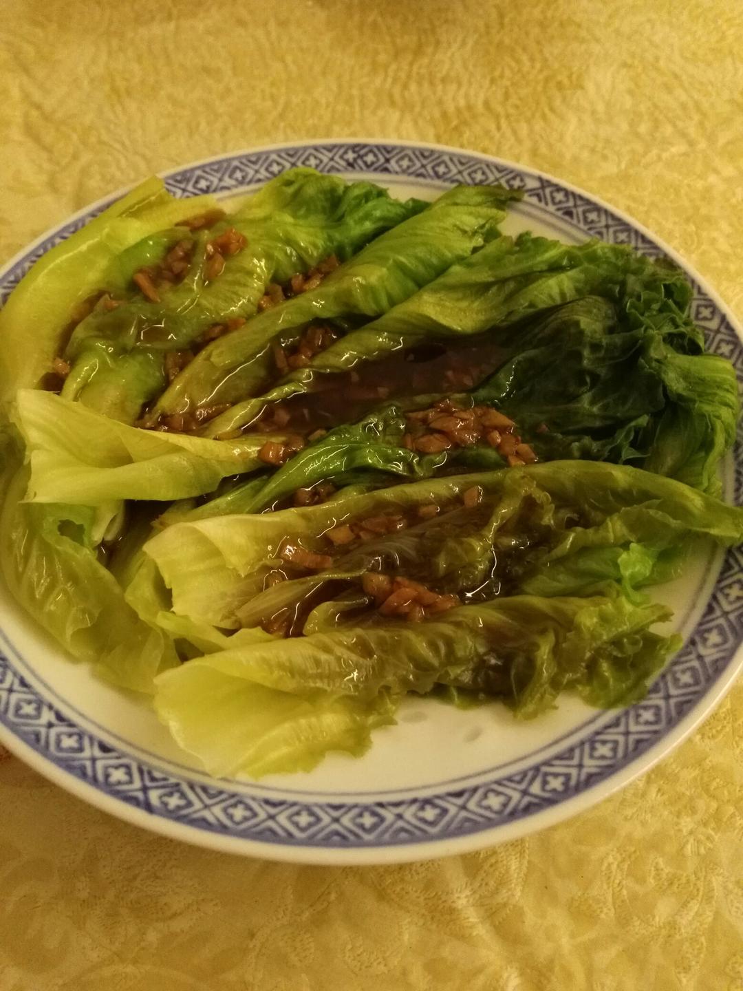 家常菜 蚝油生菜