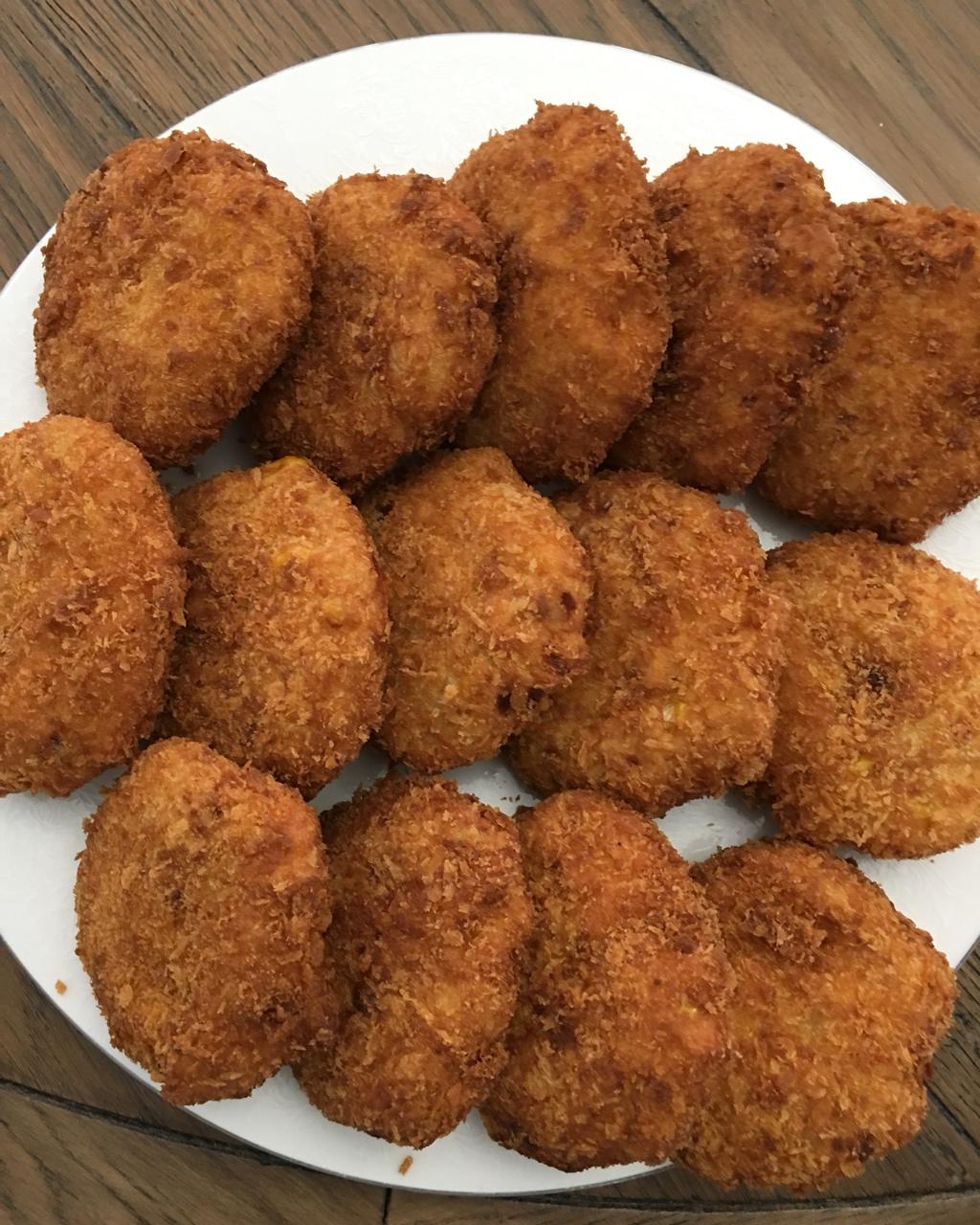 可乐饼 （肉末洋葱土豆饼）