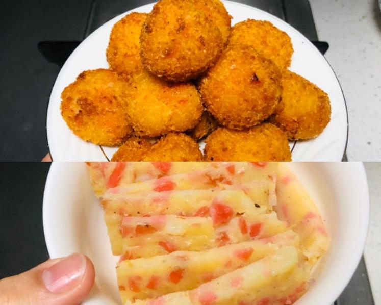 土豆丸子、蒸洋芋粑粑