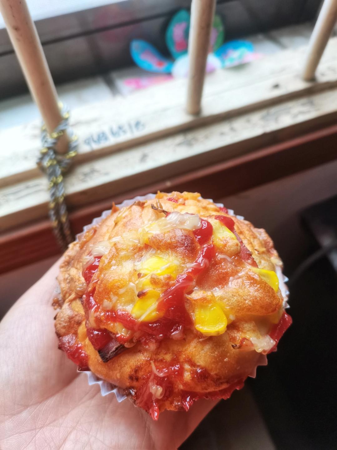 洋葱火腿片（培根）面包